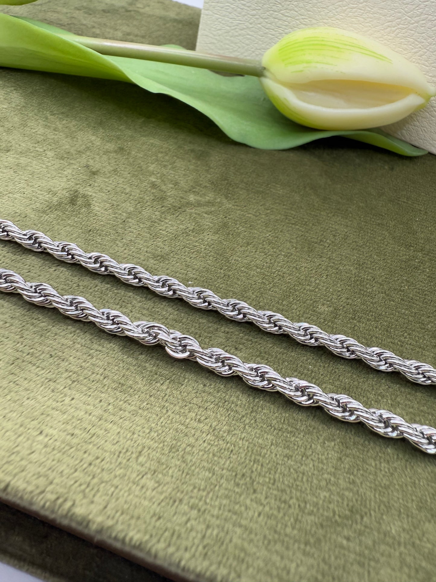 Collana TORCION BIG SILVER