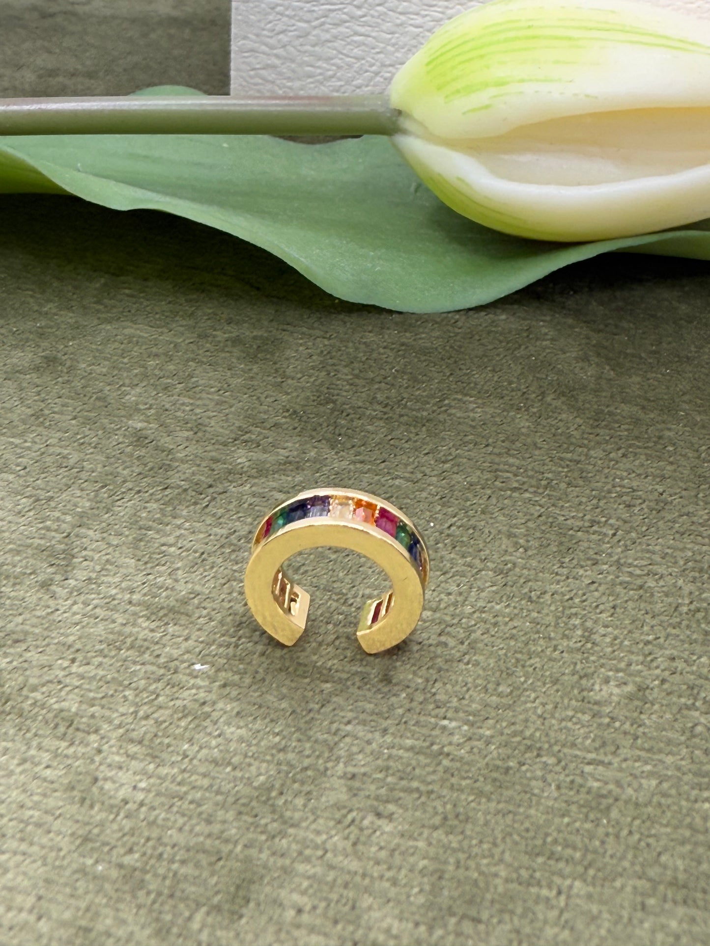 Cuff MULTICOLOR gold