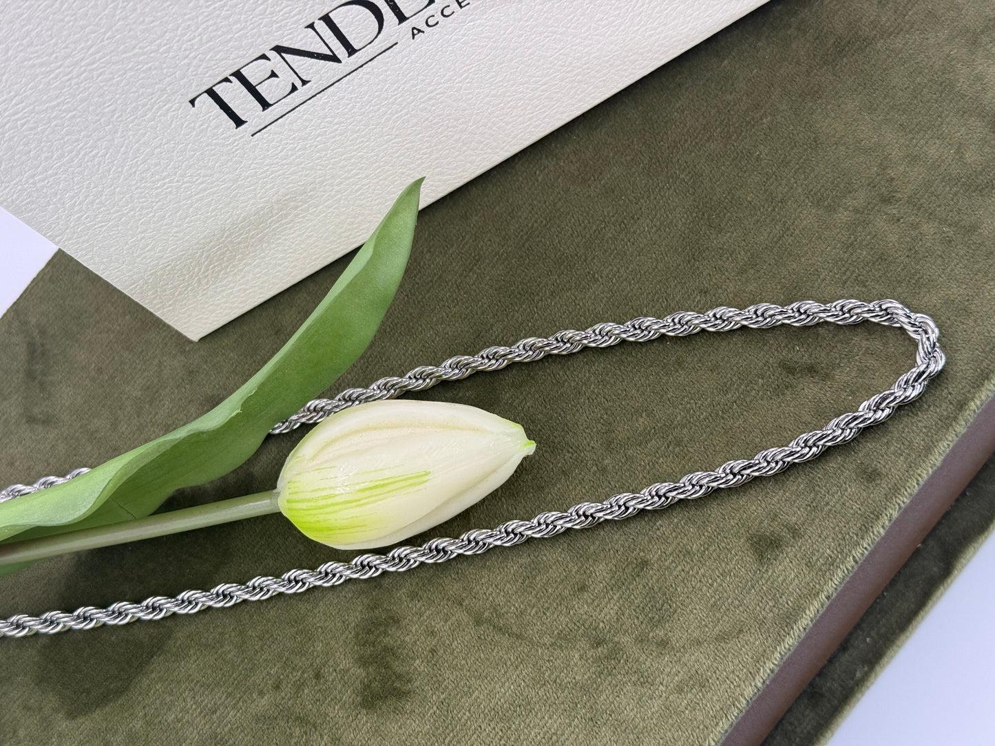 Collana TORCION BIG SILVER