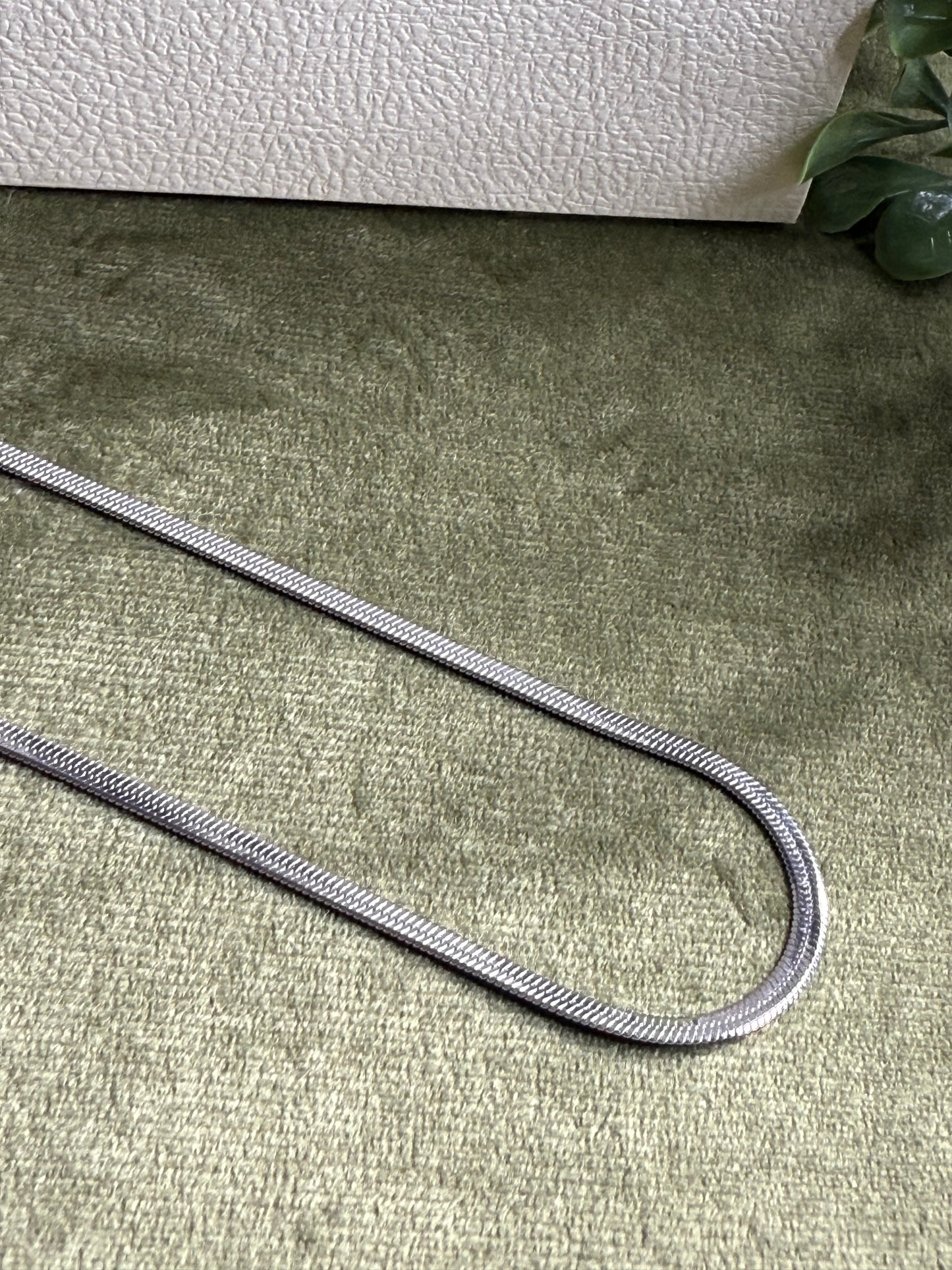 Collana SNAKE PIATTA silver