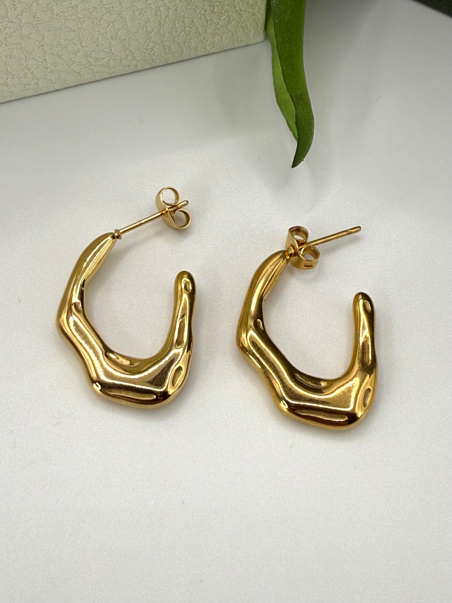 ORECCHINI FLUID ORO
