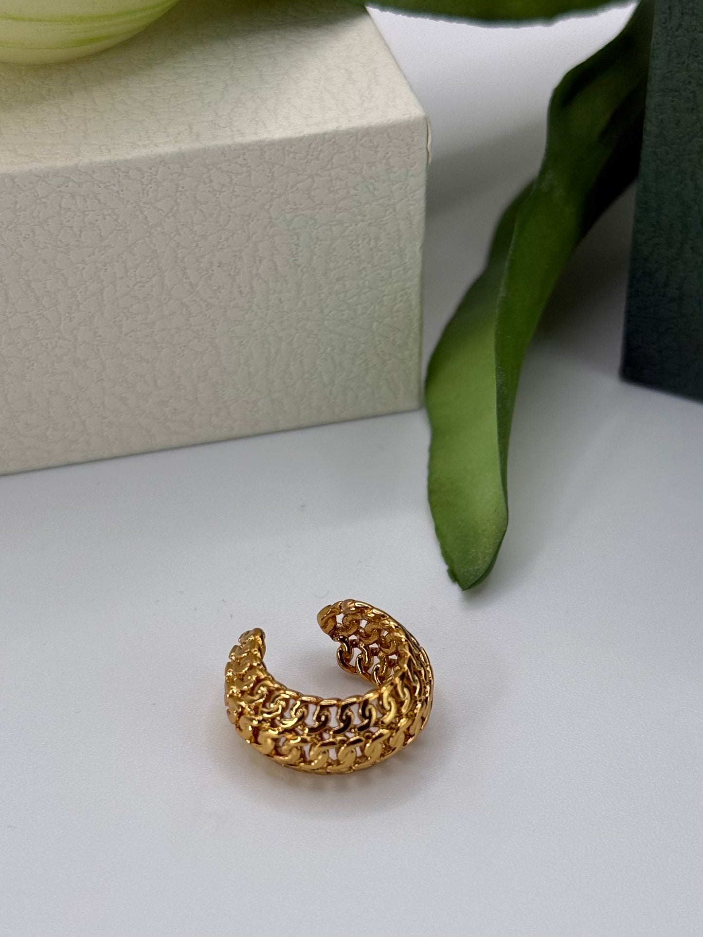 CUFF INTRECCIATO ORO