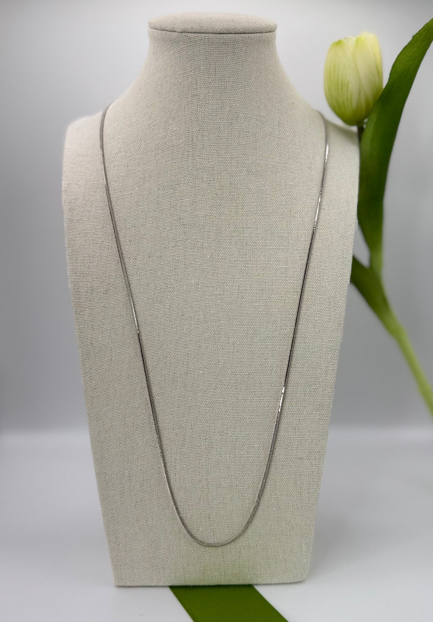 COLLANA LUNGA ARGENTO