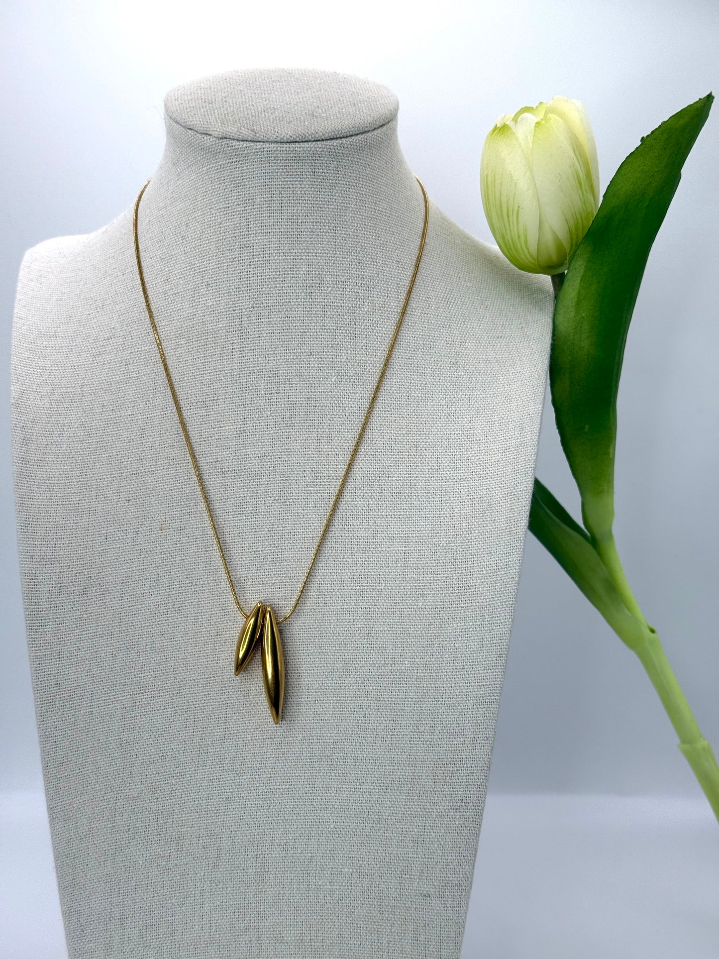 COLLANA PROIETTILE ORO
