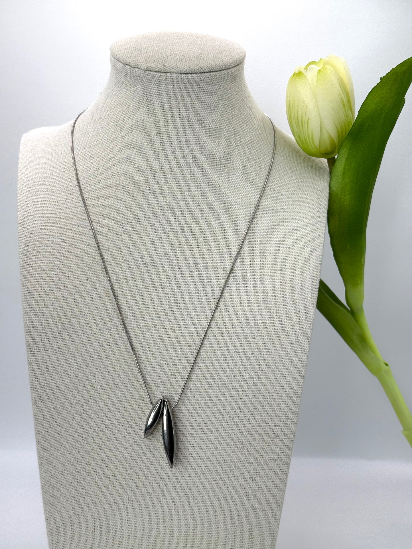 COLLANA PROIETTILE ARGENTO