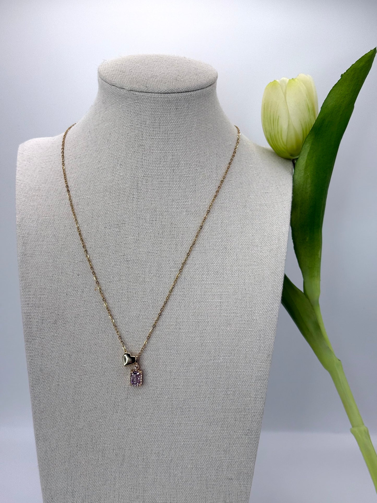COLLANA CUORE MAMY ROSA