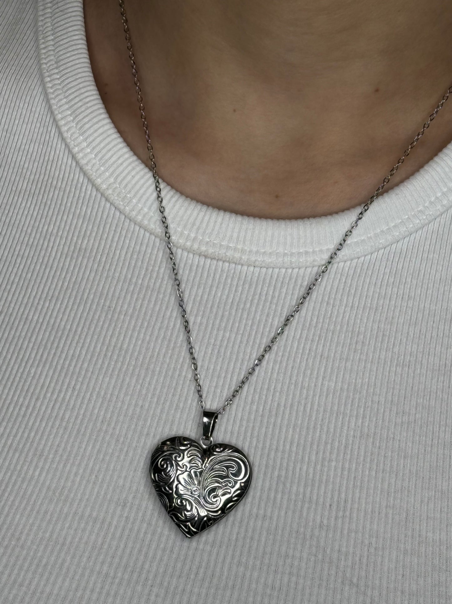 Collana ROMANTIC FLOWERS silver
