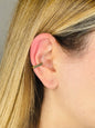 EAR CUFF ZIRCONI NERO.