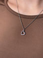 Ciondolo CUOR CON ZIRCONI silver