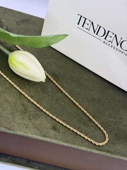 Collana TORCION SMALL GOLD