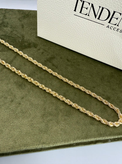 Collana TORCION MEDIUM GOLD