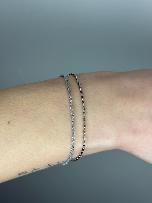 Bracciale DOUBLE ARGENTO