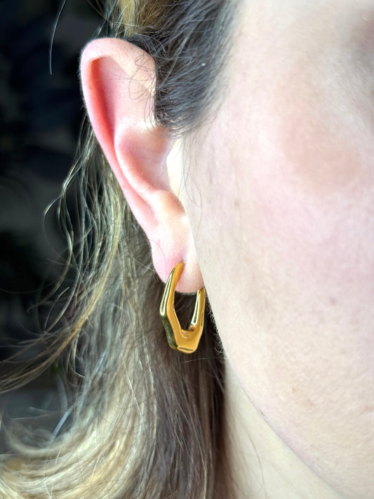 ORECCHINI FLUID ORO