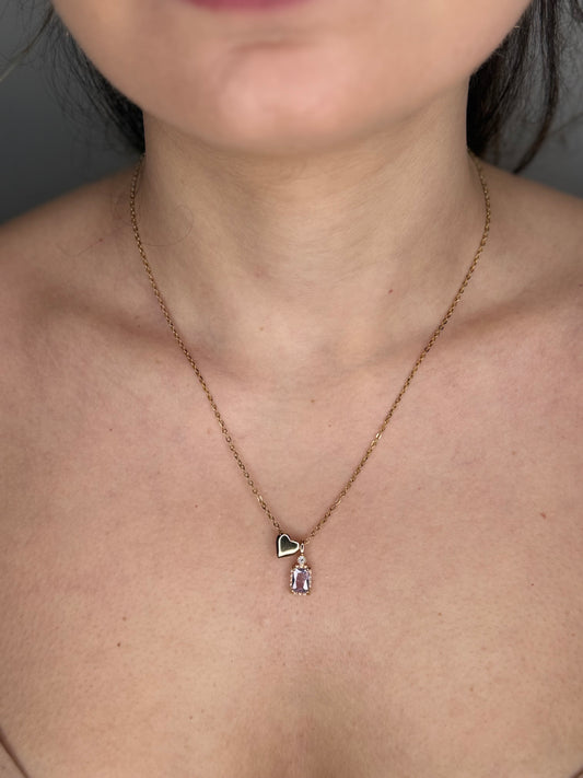 COLLANA CUORE MAMY ROSA
