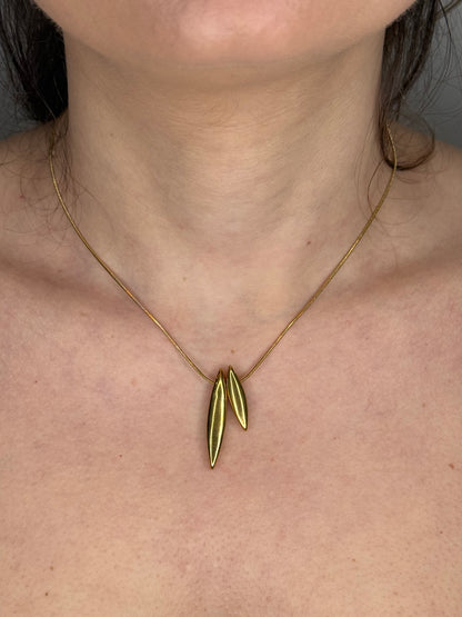 COLLANA PROIETTILE ORO