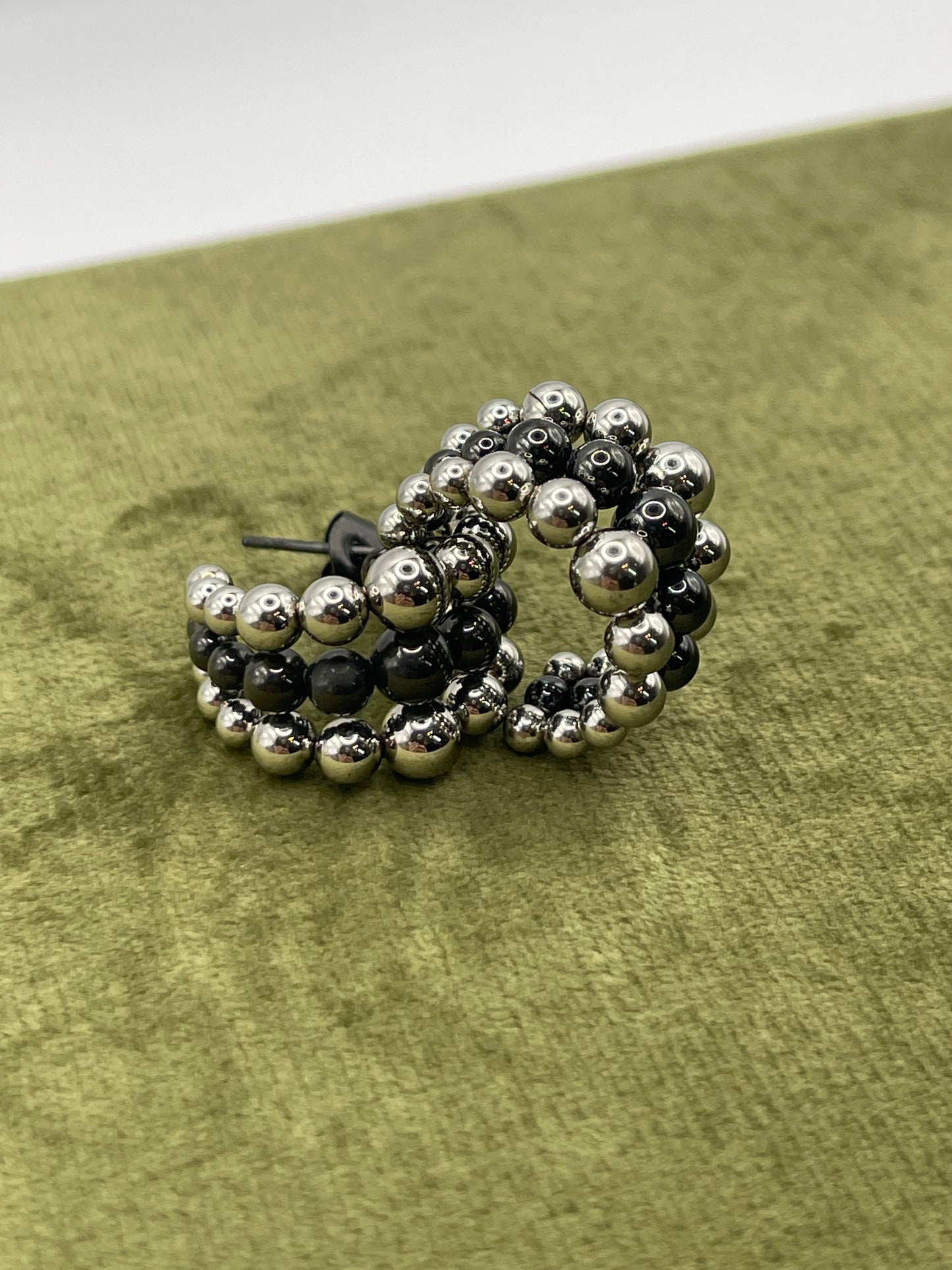 coppia orecchini balls duo