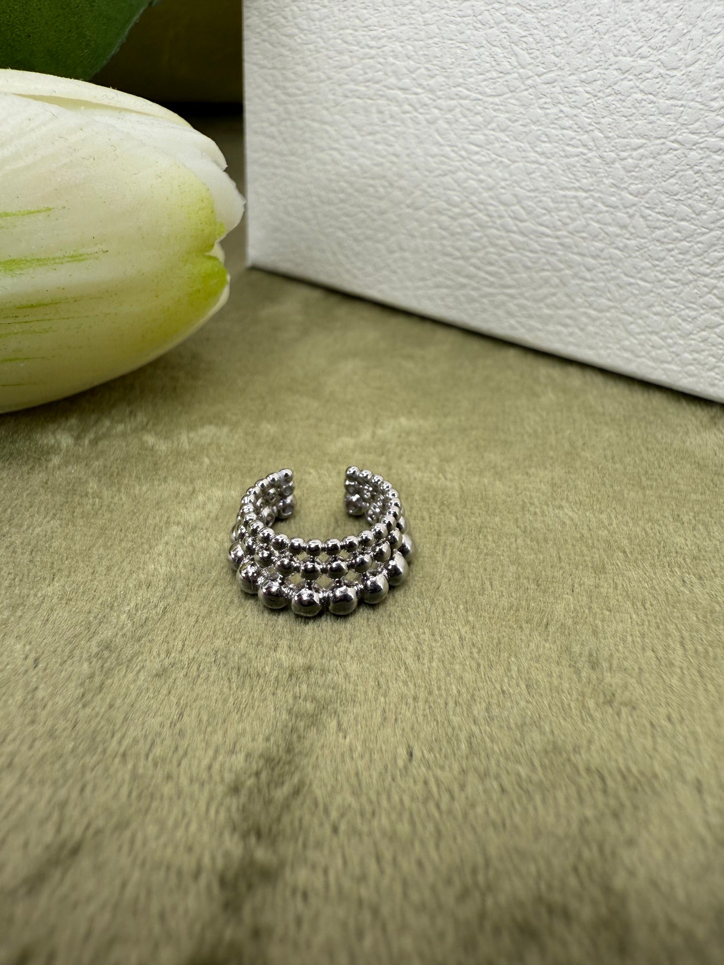 EARCUFF BALLS silver  e gold