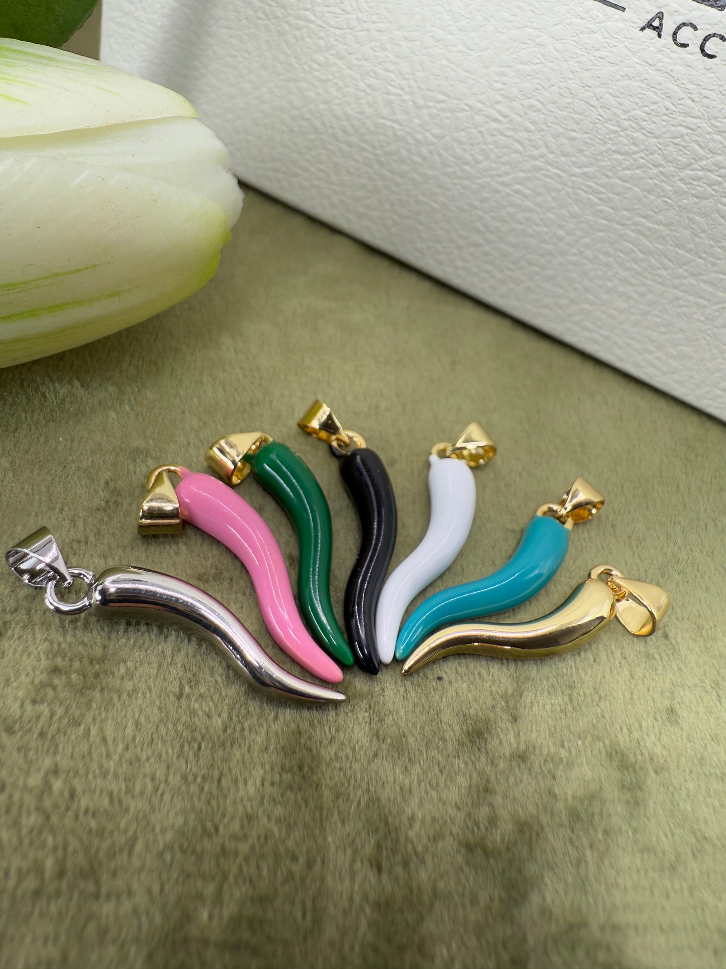 Cornetto verde ottanio