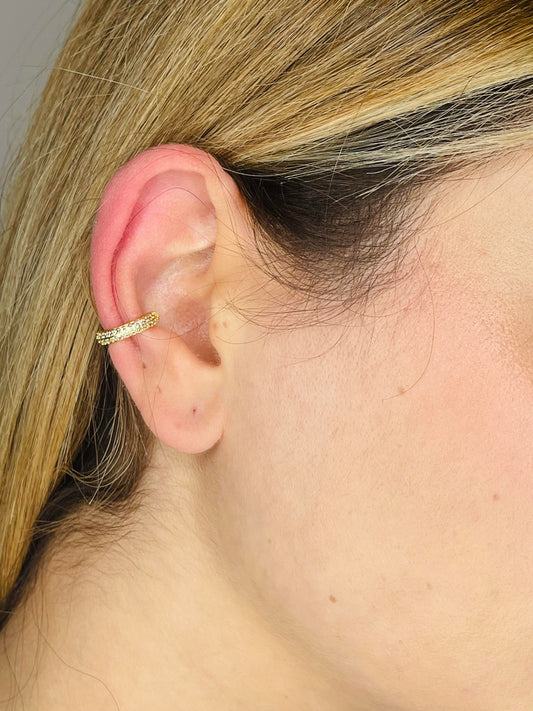 CUFF SMALL ZIRCONI glod